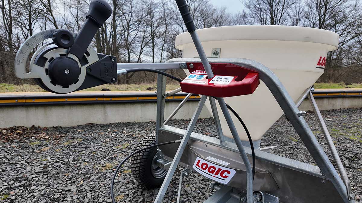 Getrokken strooimachine