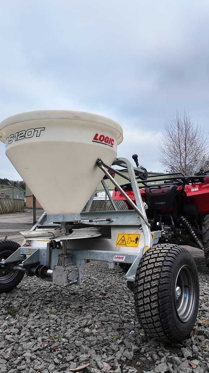 Zoutstrooier heftruck